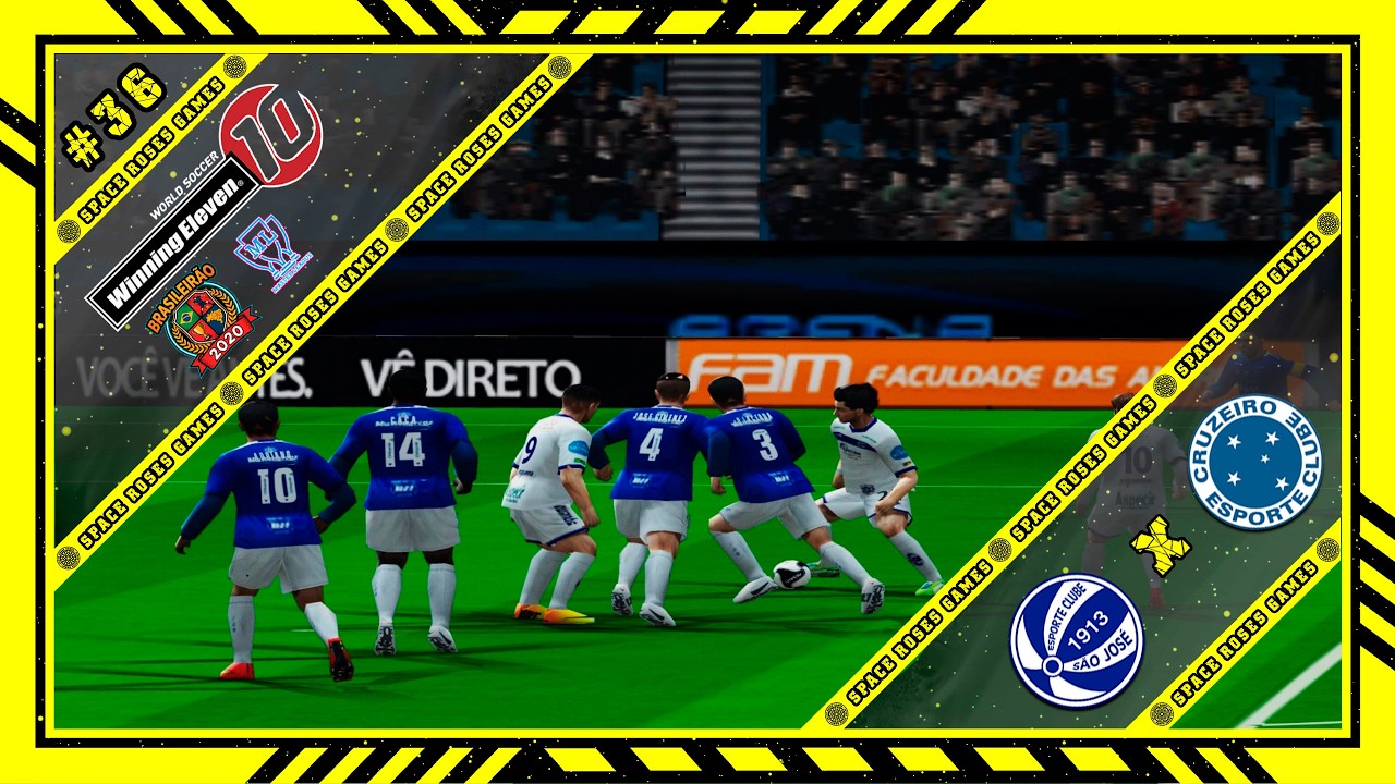 Winning Eleven 10: Brasileirão 2020 (PS2) ML #36 São José x Cruzeiro | Rodada 15 | Divisão 1 | T2