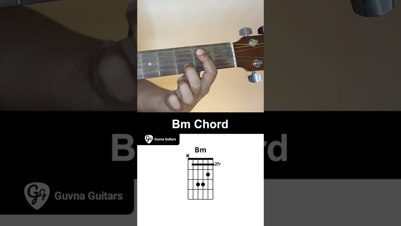 How To Play The Bm Chord On Guitar - Guvna Guitars