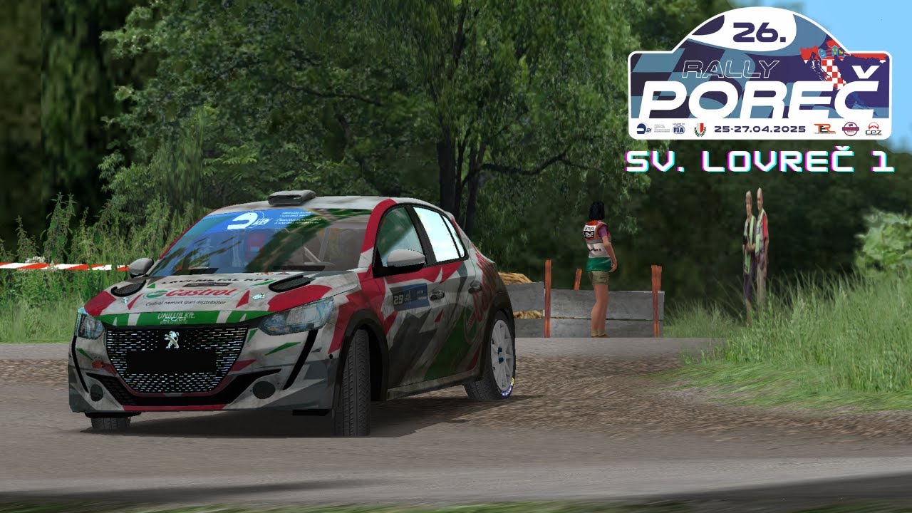 RBR Rallysimfans | eRally Croatia Rally Poreč 2025 | Sv. Lovreč 1 Onboard