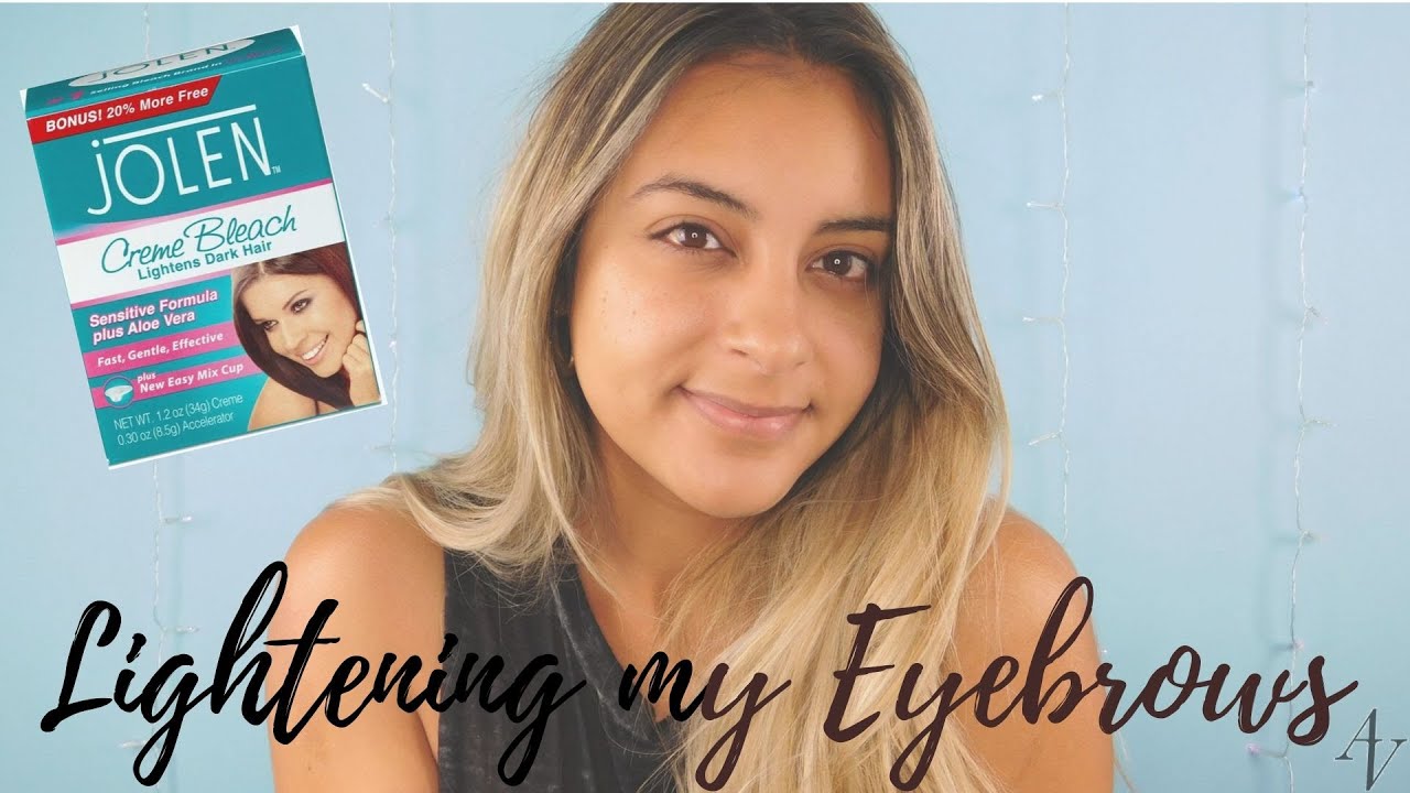 |Lightening my Eyebrows/Entire Face| |Bleaching| |AshVeras|