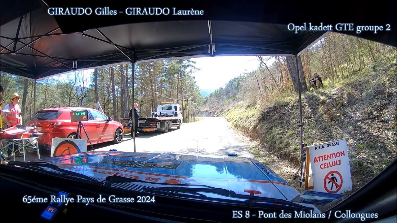 Rallye Pays de Grasse 2024 | GIRAUDO VHC Es 8