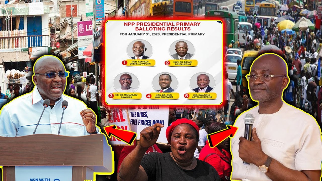 Who Is Who? Ghanaians Finally Choose Between Ken & Bawumia On Streets, As Leak Audio Expose Plot At