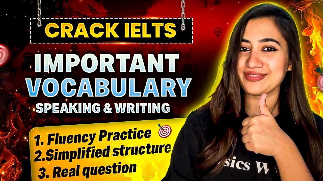 IELTS Speaking– Important Vocabulary | Strategy For Band 8 🔥 FREE IELTS Preparation Full Course