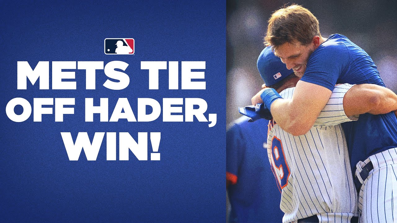 Jos&eacute; Peraza hits game-tying HR off Josh Hader, then Mets come back to win in extras!