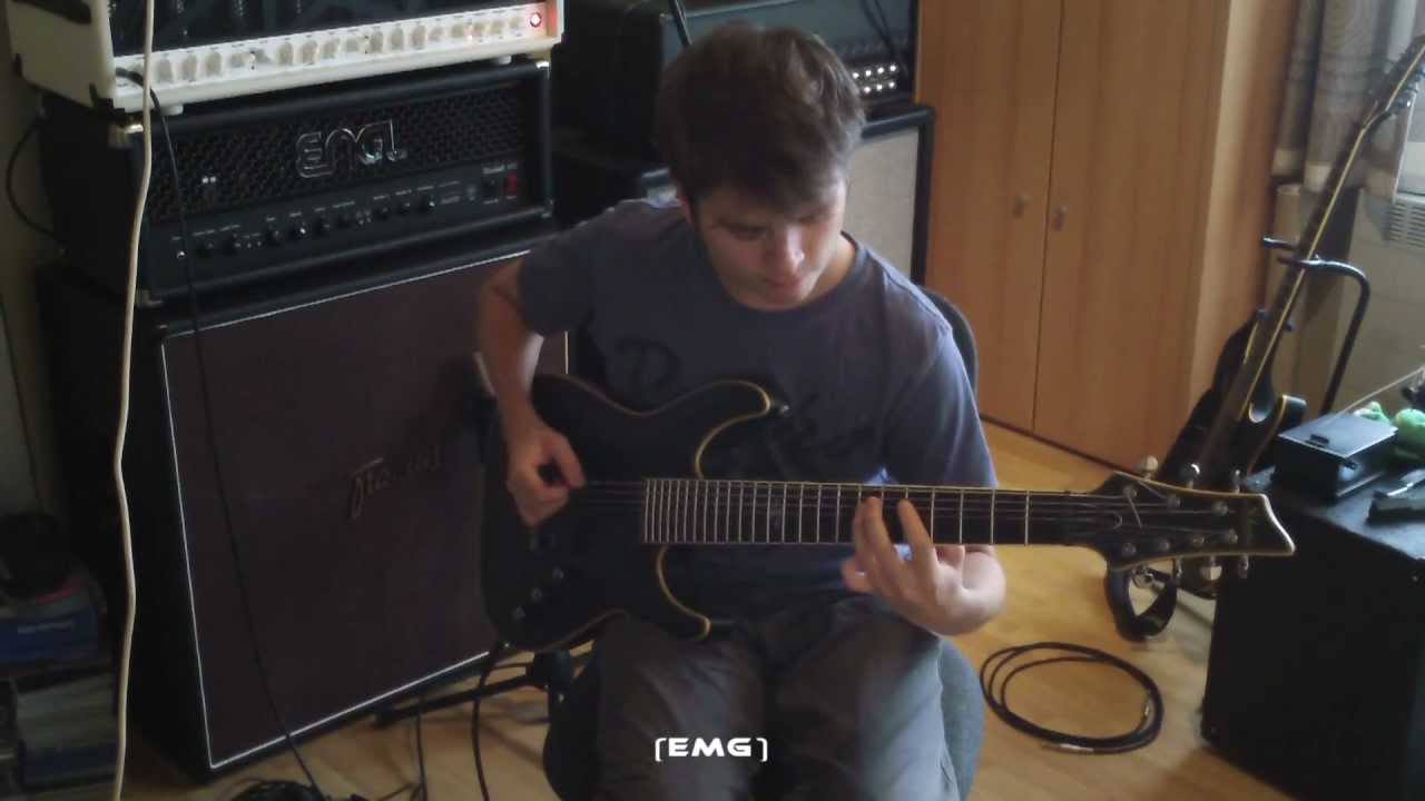 7 string Blackouts AHB-1 vs EMG 81-7 (comparison in metal mix)