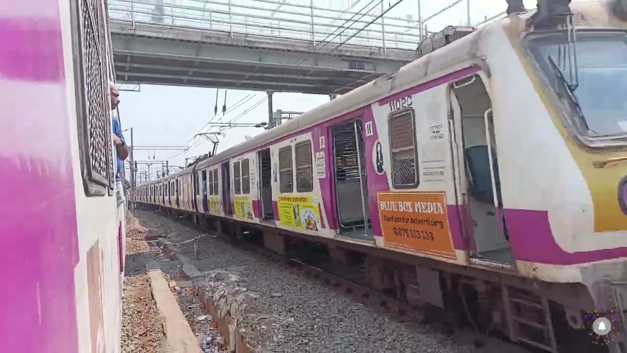 Kalwa To Nahur Local Train Journey Mumbai Local|Central Railway Mumbai