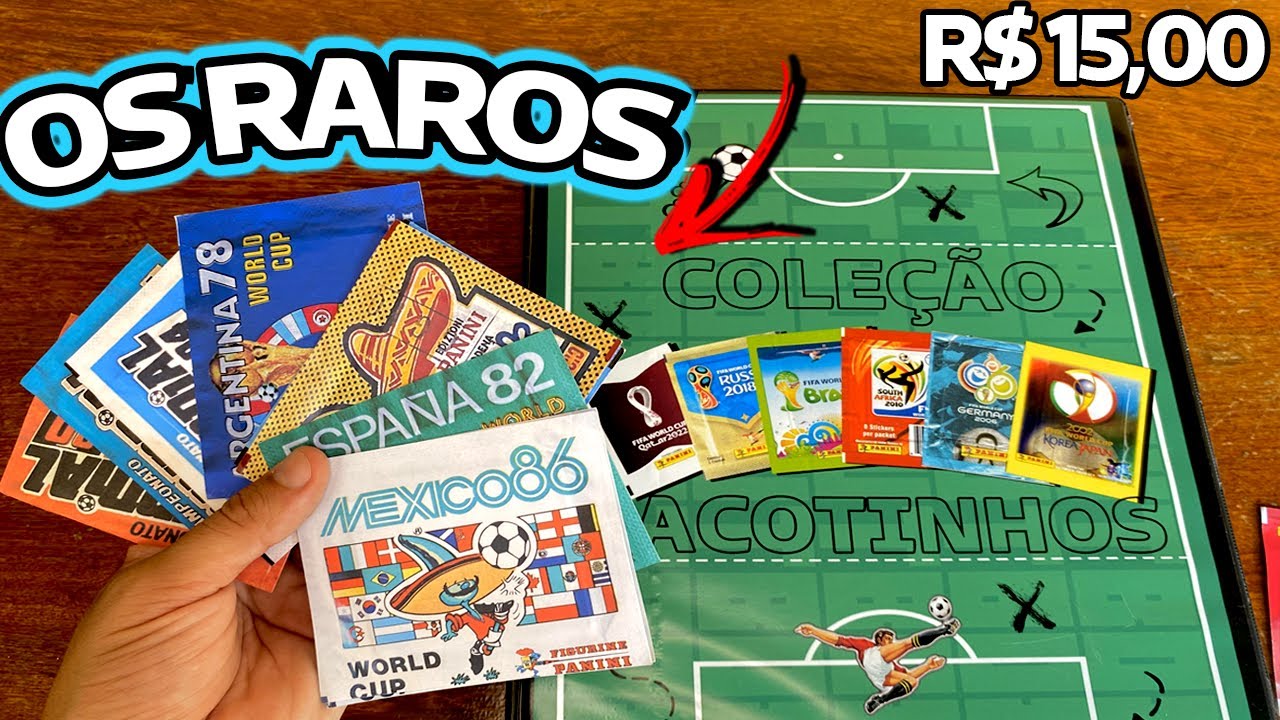 OS PACOTINHOS MAIS RAROS DE FUTEBOL - PRE&Ccedil;O ACESS&Iacute;VEL (R&Eacute;PLICAS)