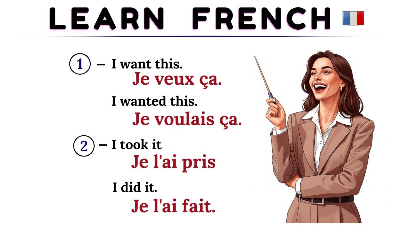 40+ Essential French Phrases for Daily Conversations | Learn FRENCH | Easy French |  Fran&ccedil;ais