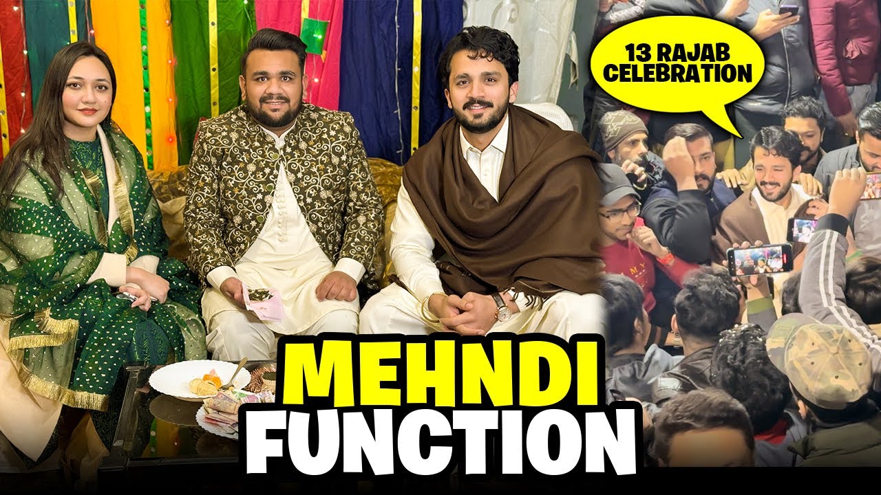 Mehndi ki raat🥹13 Rajab ki celebration in Androon Lahore...🎂