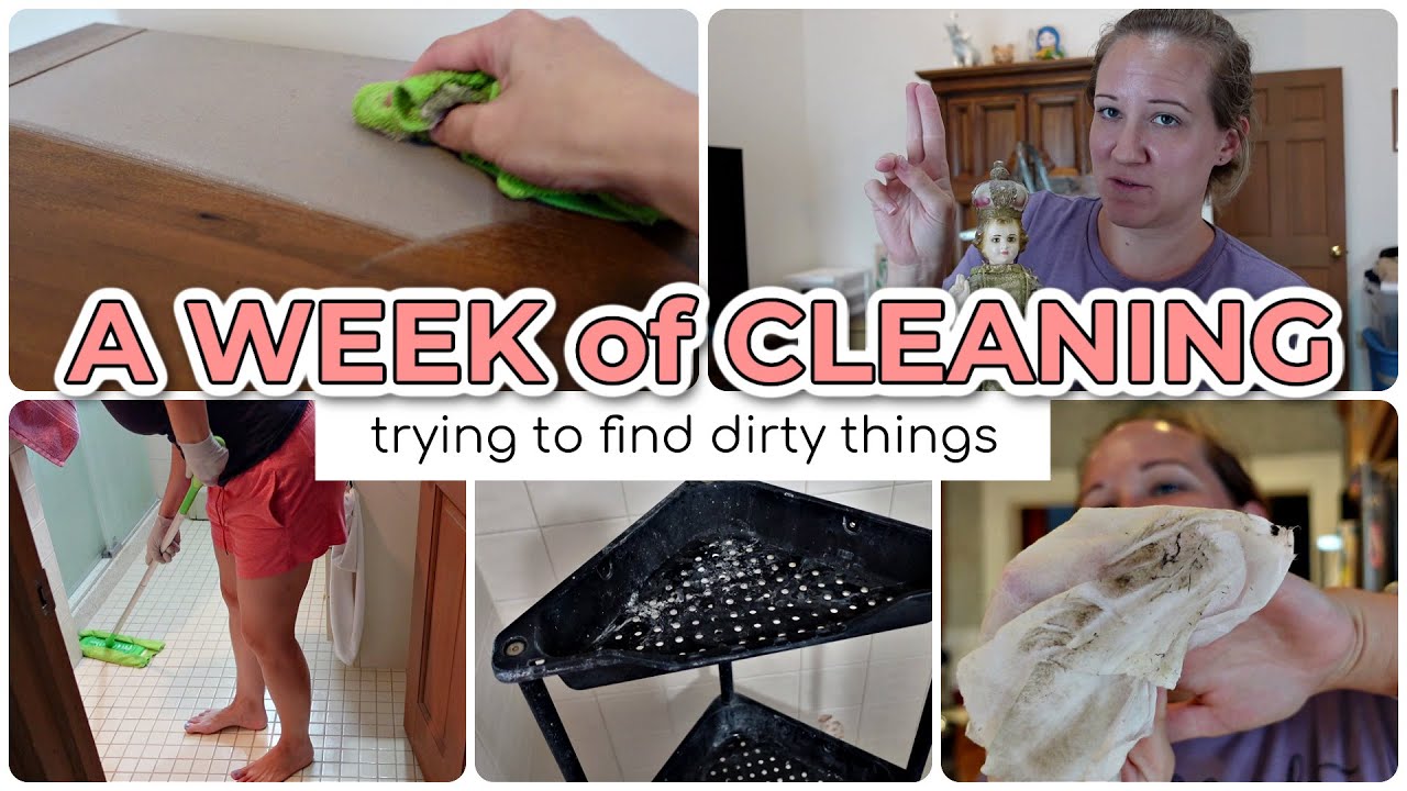 A Week of Cleaning | homeschooling sahm of 4 | Jill Kay