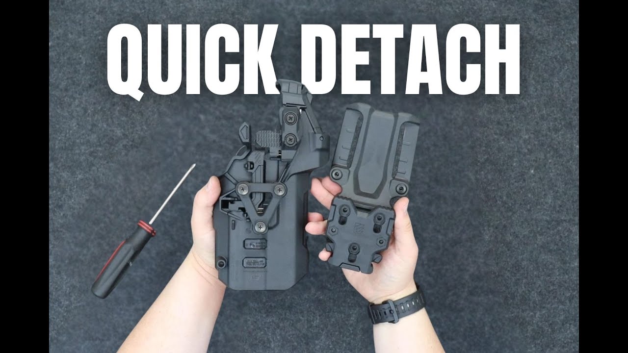How to Attach the Blackhawk Quick Detach to Your Duty Holster