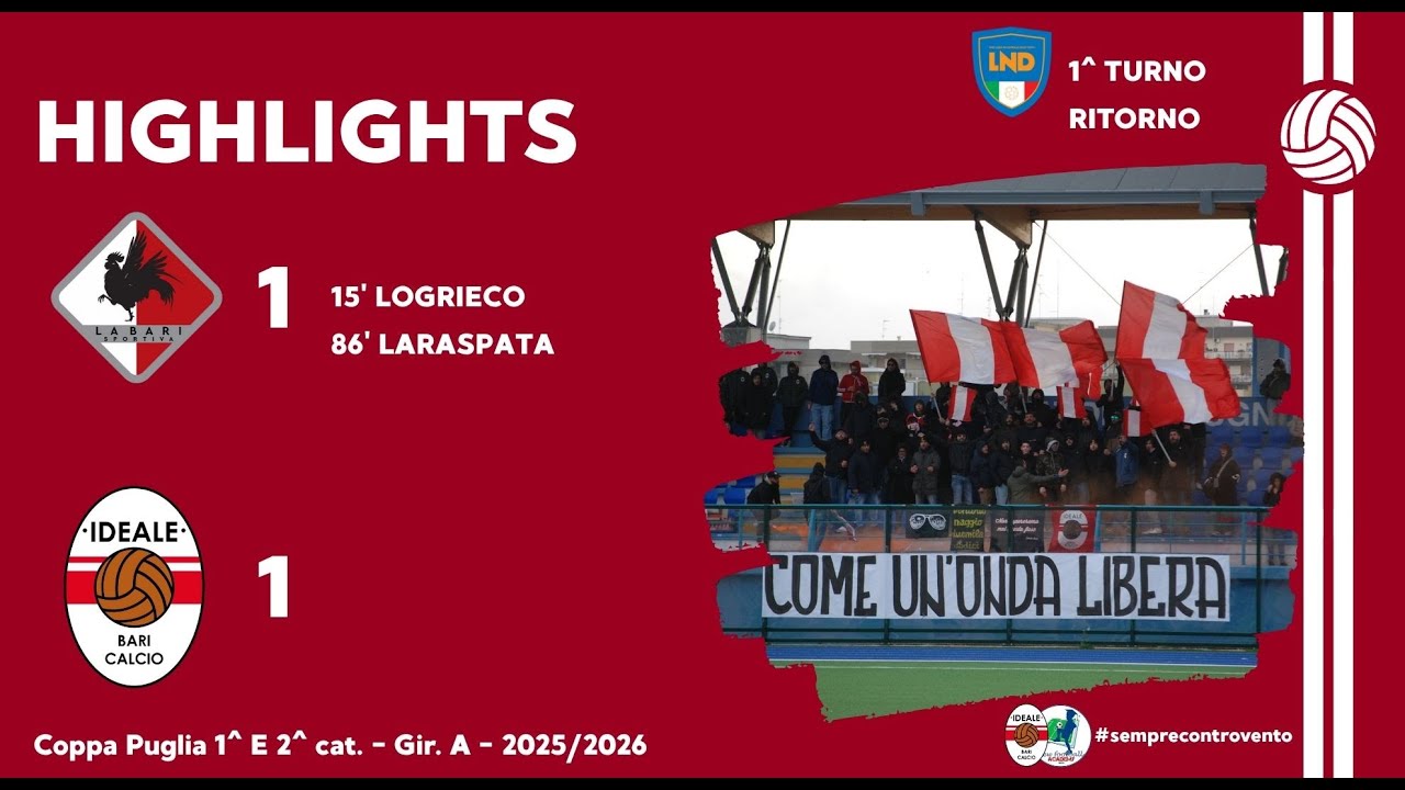 LA BARI SPORTIVA 2 - 0  IDEALE BARI