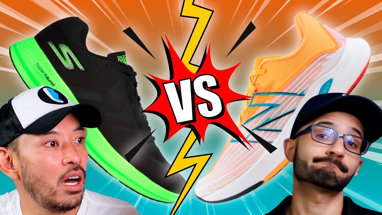 Curingas!! SKECHERS GO Run Razor+ vs New Balance REBEL v2