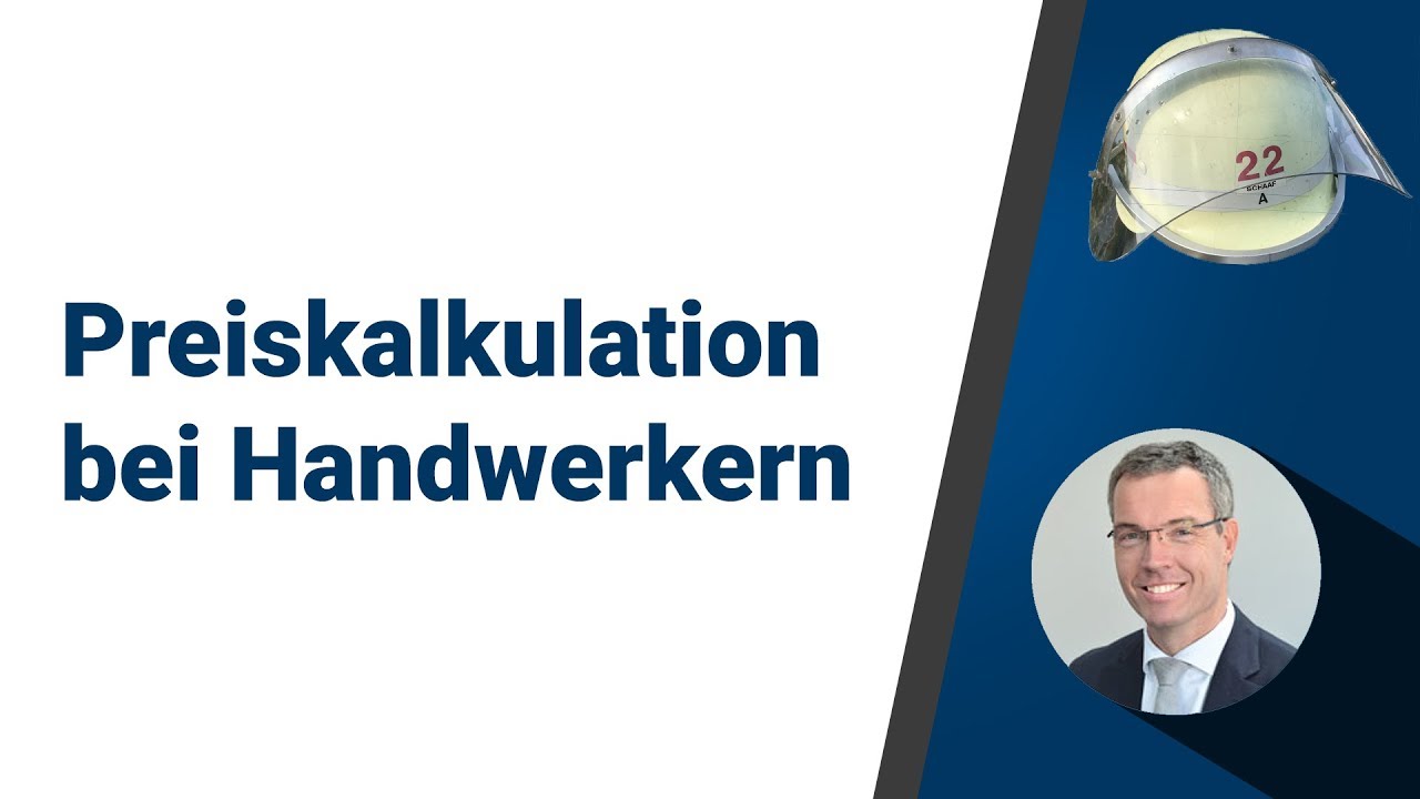 Preiskalkulation bei Handwerkern | Peter Schaaf & Managementpartner GmbH
