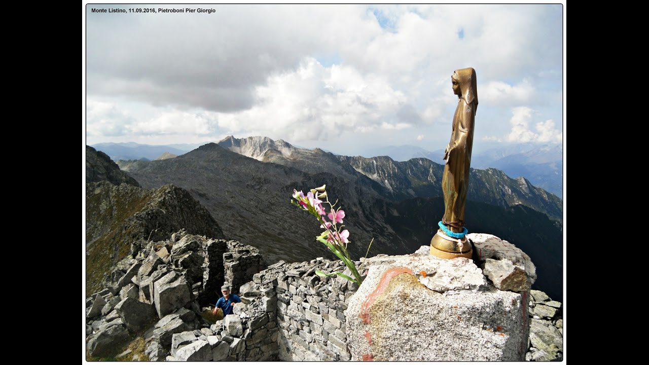 Escursione al Monte Listino (2749) dal Gaver (Breno, Gruppo dell'Adamello) 11.09.2016