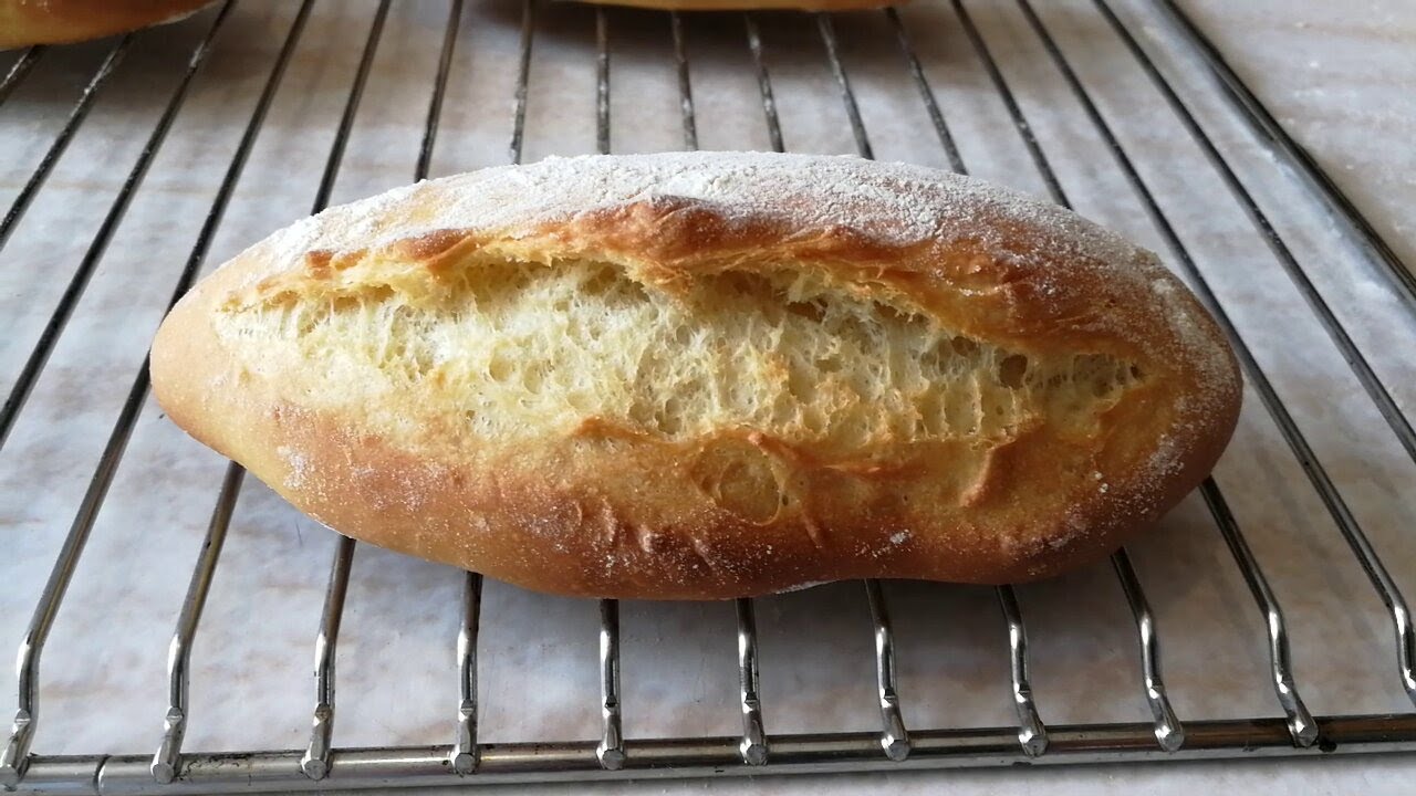 pain en 2 heures /petit pain italien/pane italiano