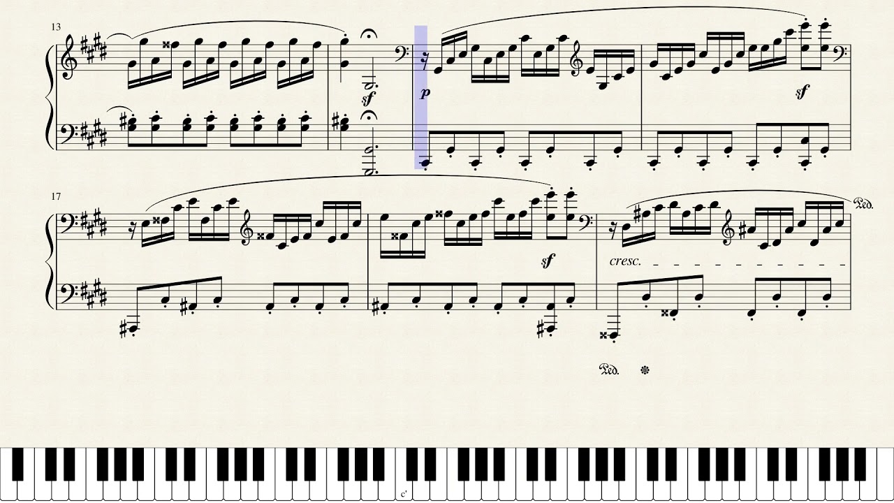 Beethoven  Piano Sonata No. 14  Moonlight by Ludwig van Beethoven