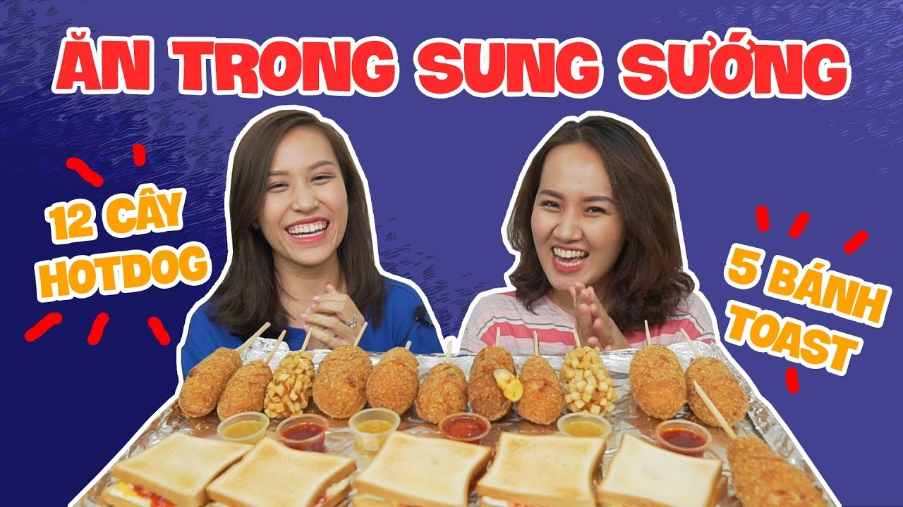Ăn ngập mồm Hotdog và bánh Toast Hàn Quốc | BỤNG KHÔNG ĐÁY