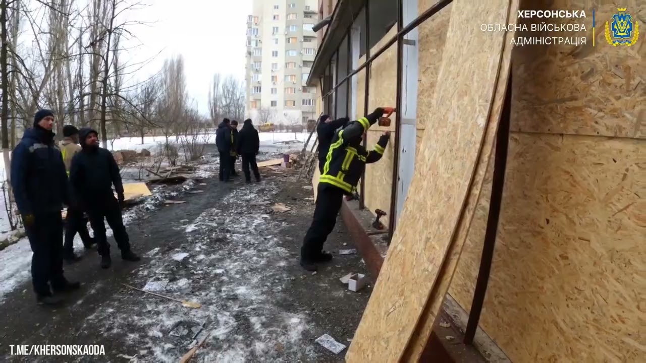 Пошкоджено освітній заклад в Херсоні в Центральному районі