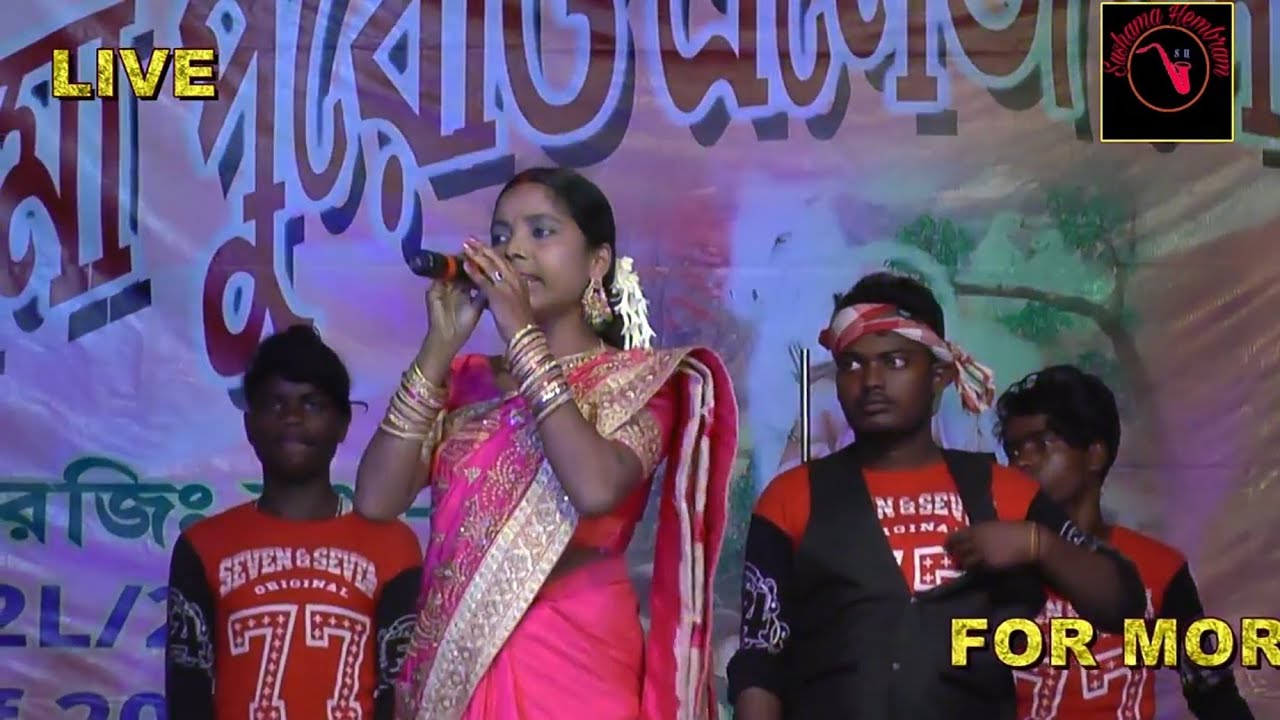SUSHAMA HEMBRAM LIVE  SHOW...  New santali traditional song2018