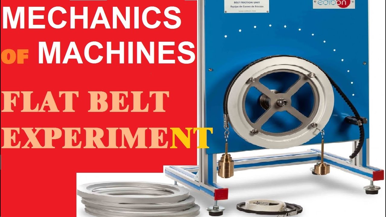 MECHANICS OF MACHINES: FLAT BELTS EXPERIMENT (UNISA MOM2601 PRACTICAL II)
