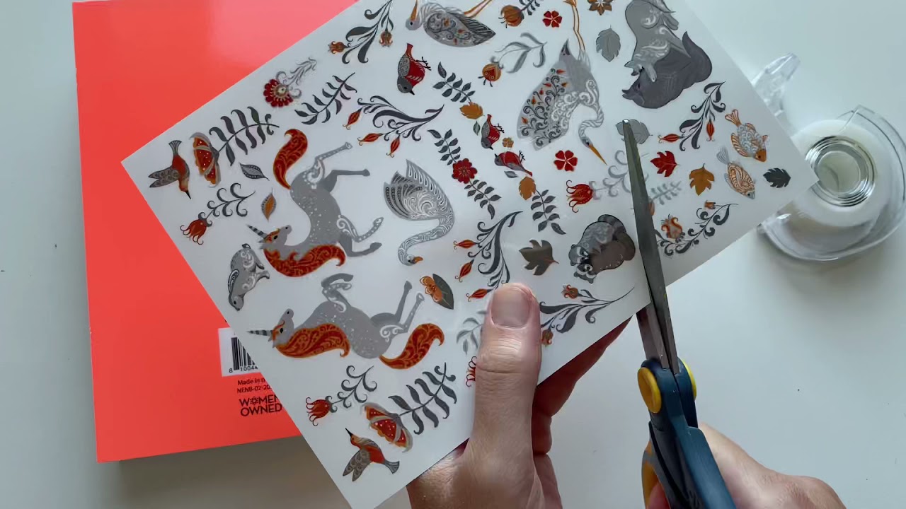 How to apply rub on transfers