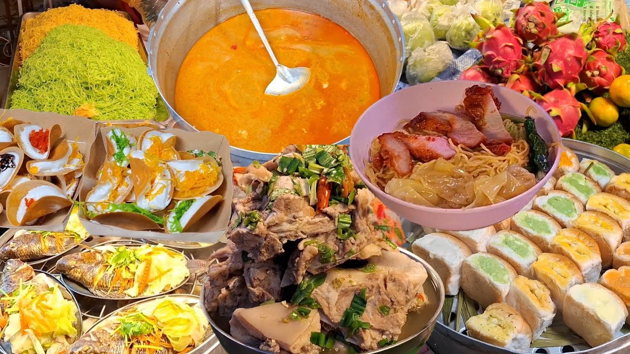 สวรรค์ของนักชิมตลาดนัดเรือบินมีแต่ของกินเด็ดๆ
