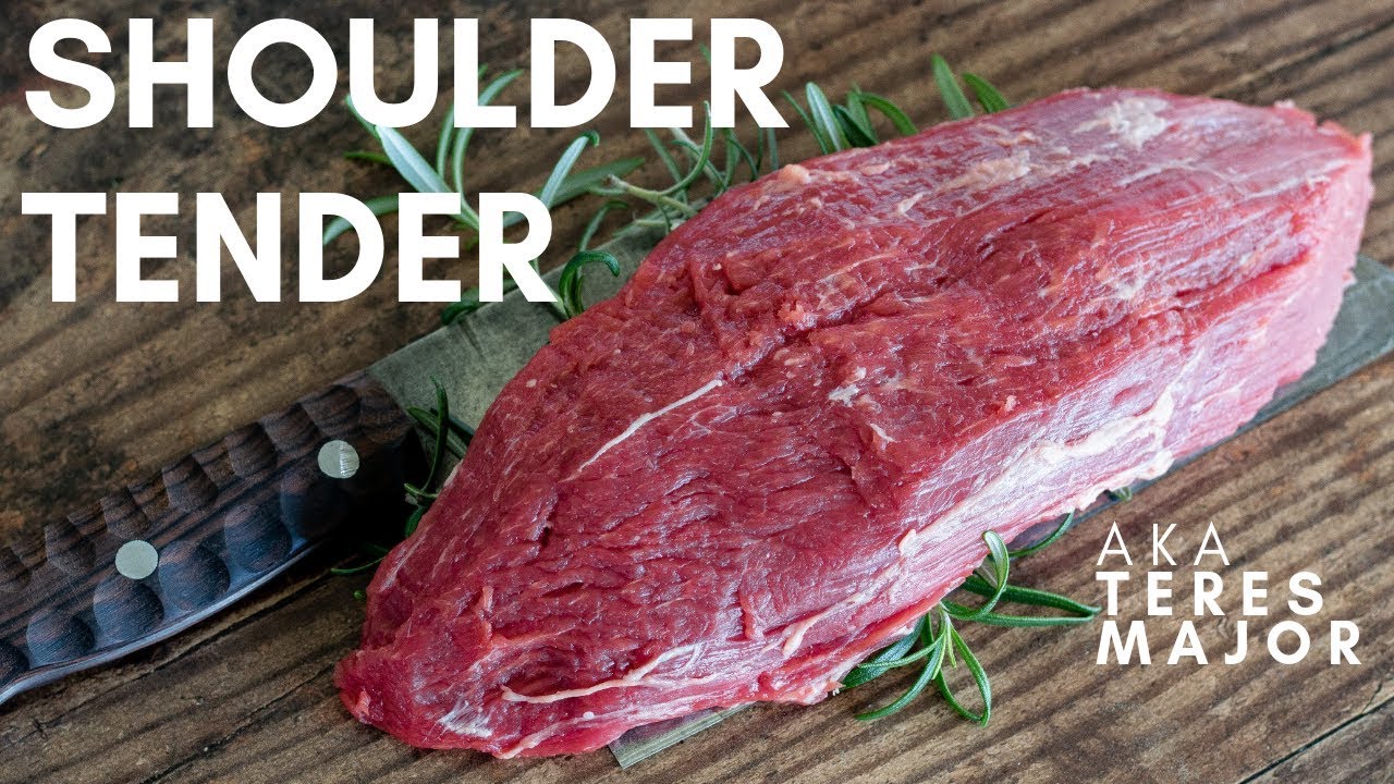Reverse Seared Shoulder Tender | Teres Major