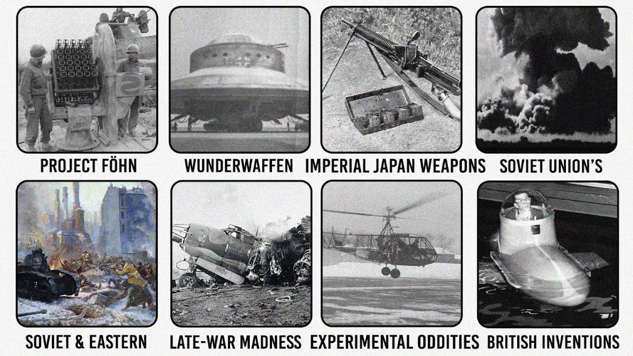 Every WWII Secret Weapon Project That Failed Explained in 12 Minutes