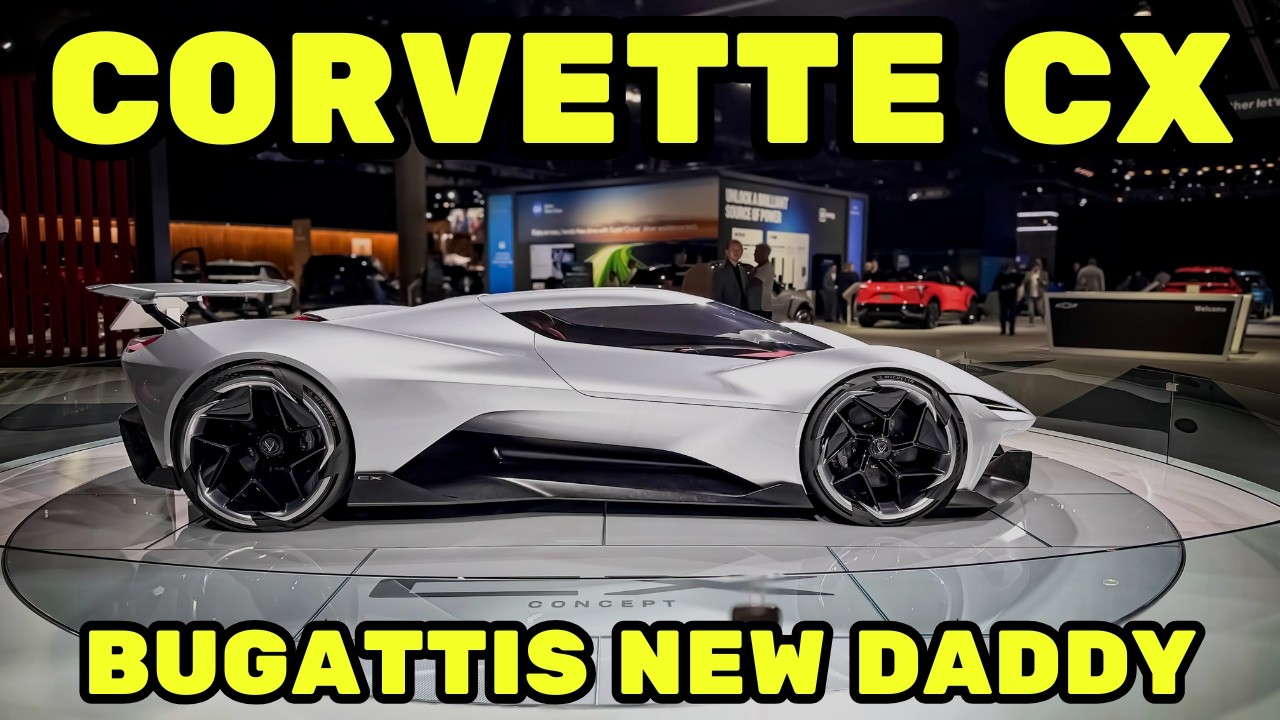 Corvette CX Concept: 7 сек. 1/4 мили. Corvette мощностью 2000 л.с. с завода!