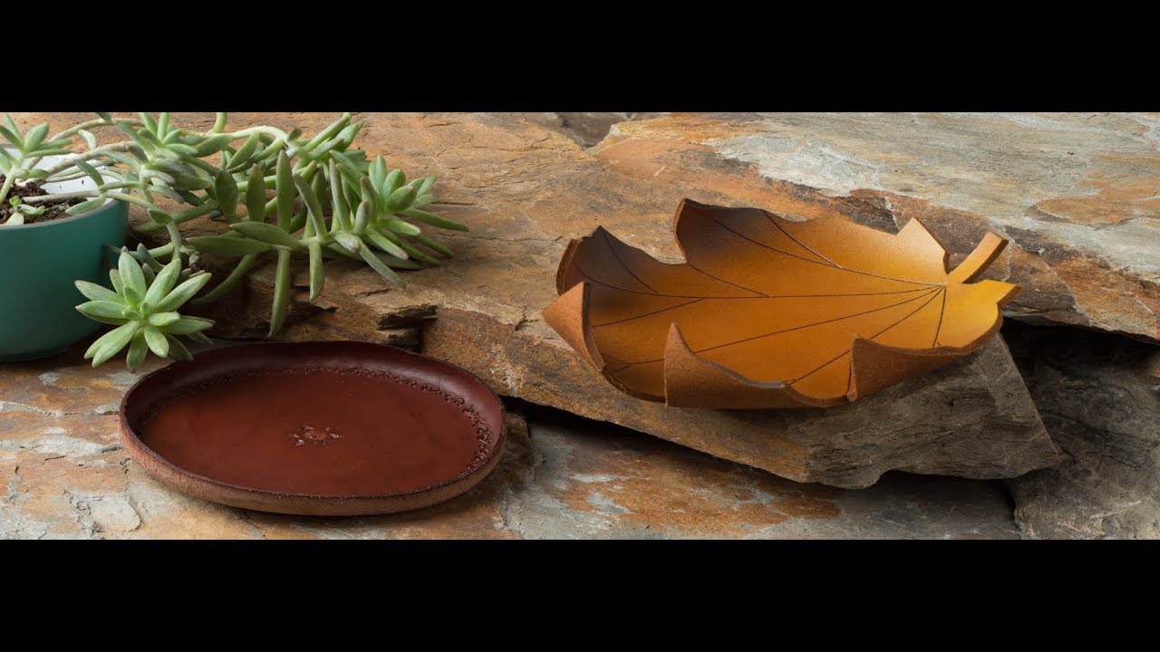 Creating Decorative Leather Bowls
