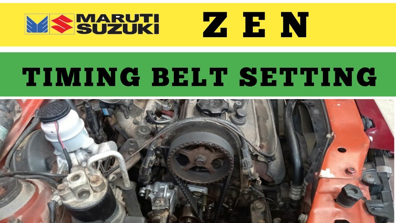 Maruti Zen Timing Belt Change with Timing Setting || malayalam