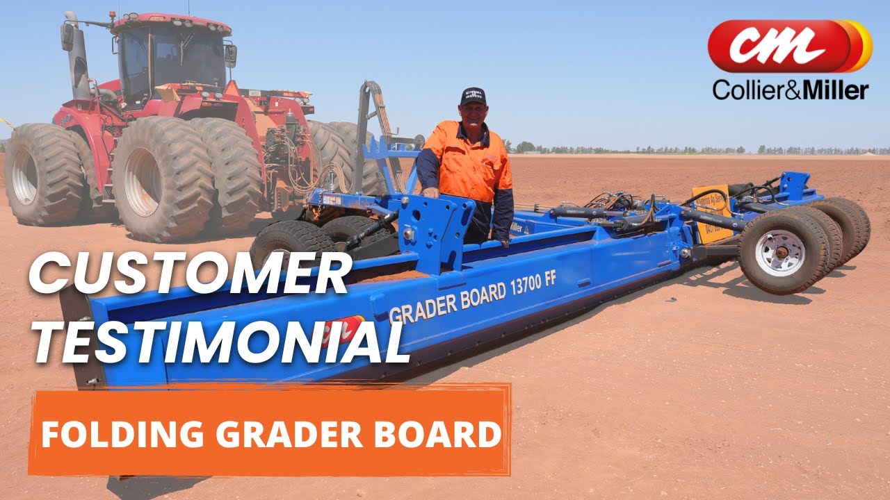 Collier & Miller’s new Folding Grader Board delivers flexibility and efficiency