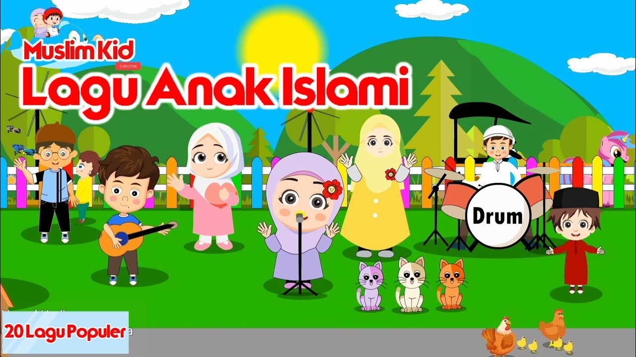 Lagu Anak Islami - Alif ba ta tsa, aku mau ke Mekkah, 5 rukun Islam, Allahul kaafi, Asmaul Husna