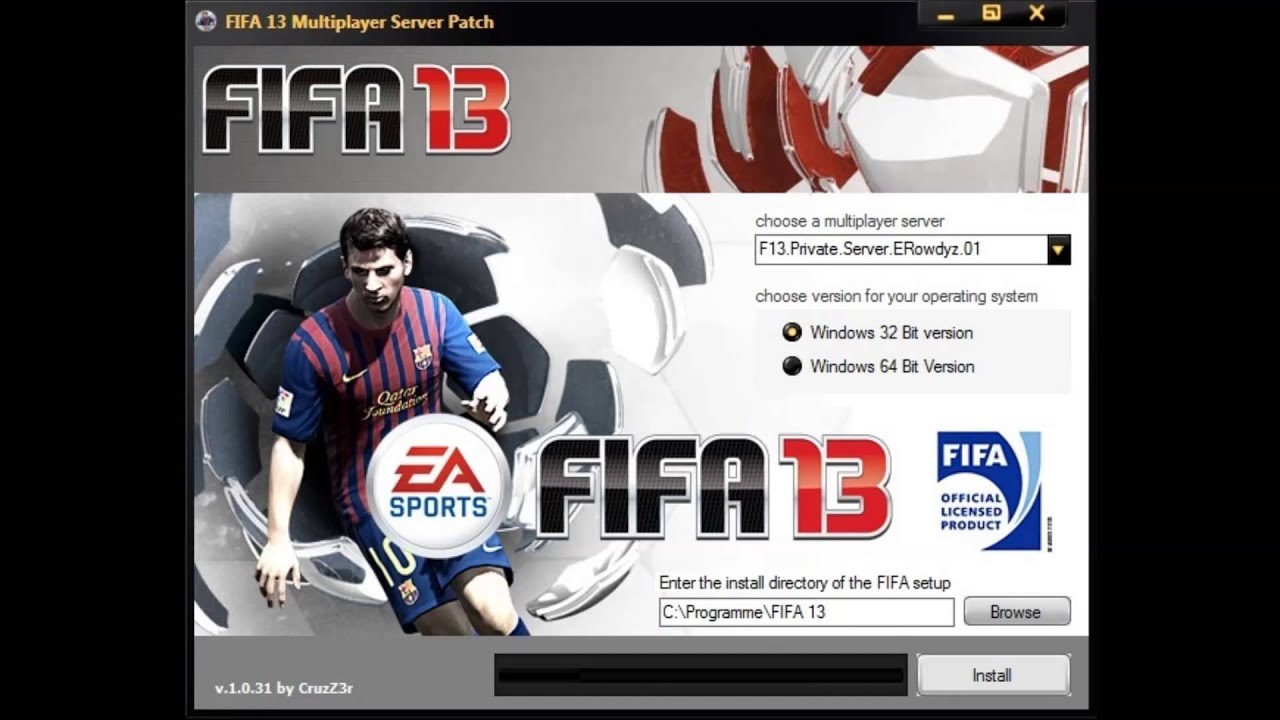 PLAY CRACKED FIFA 13 ONLINE MULTIPLAYER MODUS