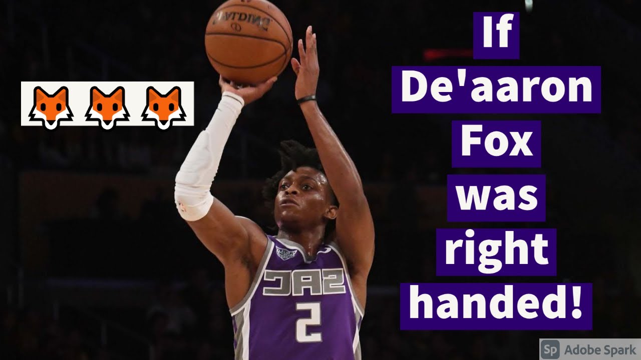 If De'aaron Fox was right handed! Swipa in action 🦊🦊🦊