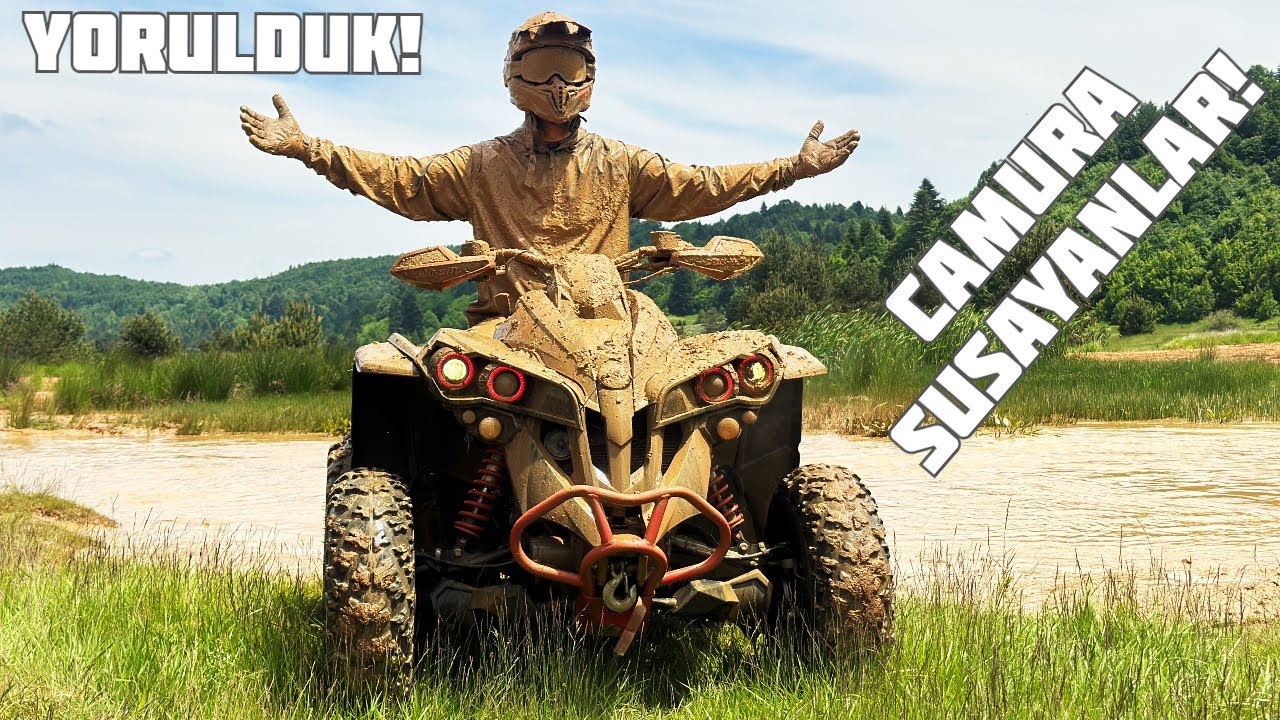 ÇAMURA SUSAMIŞLARDI - GÖZLERİ GÖRMEYENE KADAR BATAKLIK ! ATV LER İLE ÇAMURDA OFFROAD