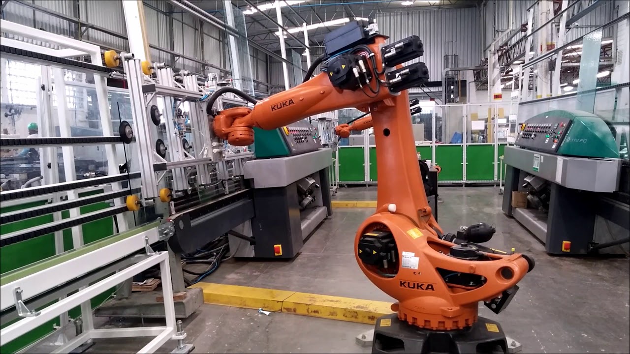 Vidro   Video Linha de Manipulação de Vidros   Versão Final