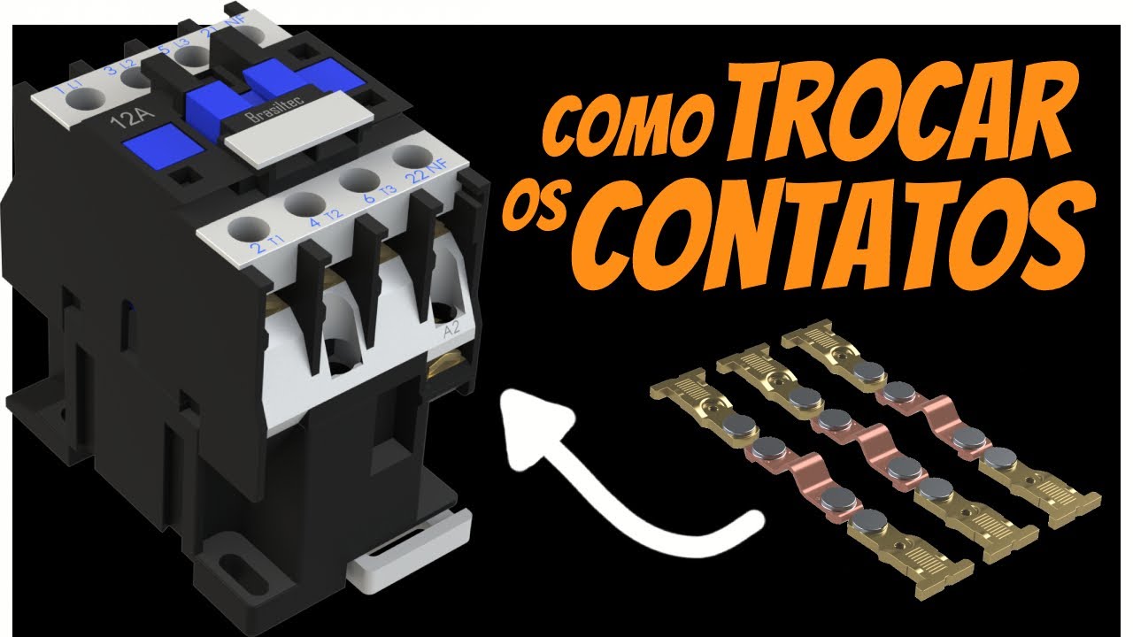 Como SUBSTITUIR OS CONTATOS dos contatores e onde comprar