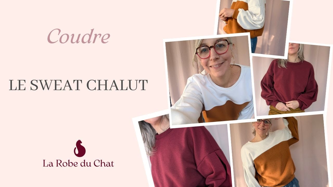 Tuto couture - Coudre le sweat CHALUT - La Robe du Chat