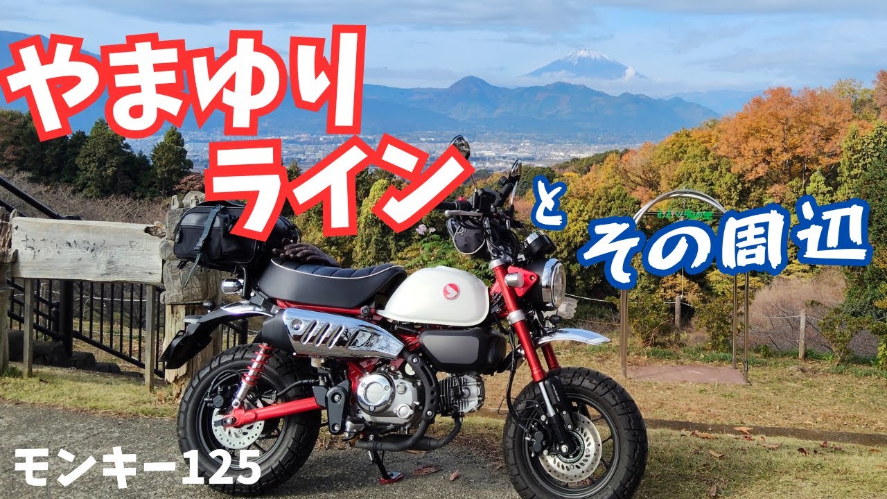 【モンキー125】やまゆりラインとその周辺を走ってみた！【Monkey125】