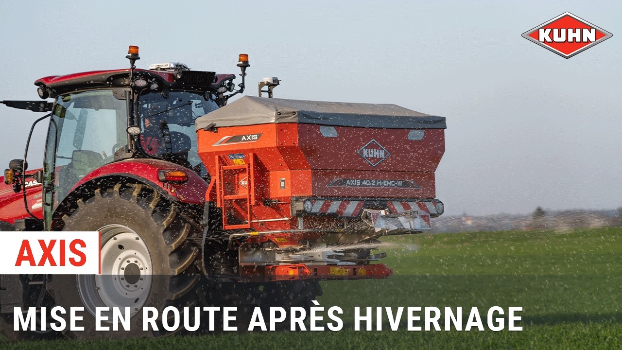 Distributeur d'engrais : mise en route après hivernage | KUHN