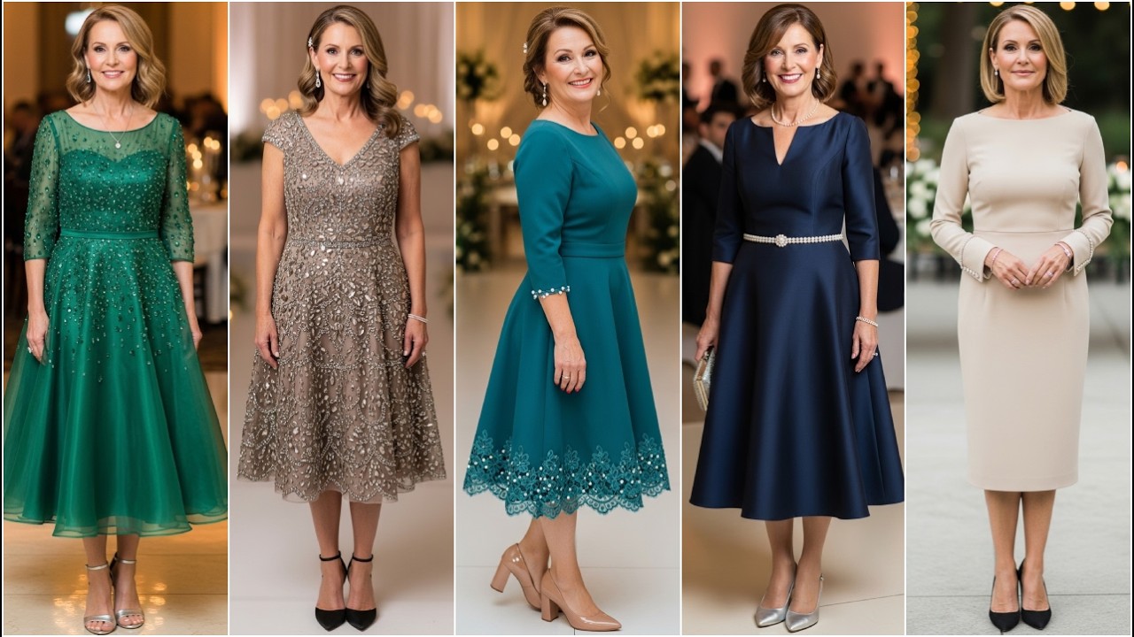 Best Tea Length Mother of the Bride Dresses: Stylish Tea Length Wedding Guest Outfits for Women