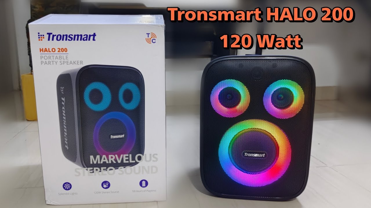 Review Tronsmart Halo 200 Karaoke Party Speaker 120 Watt ลำโพงบลูทูธ