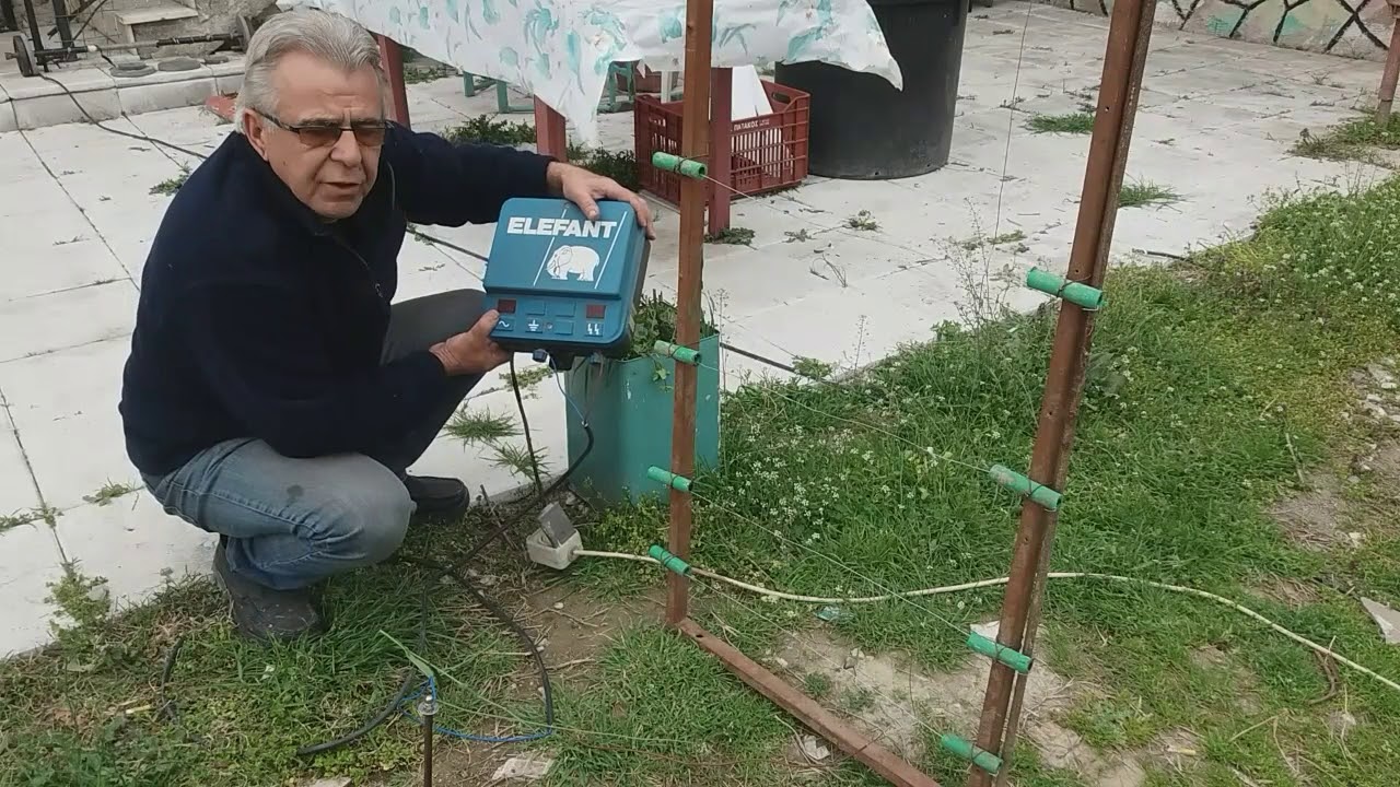 Κατασκευη Ηλεκτρικου φραχτη για ζωα  Manufacture of electric fences for animals