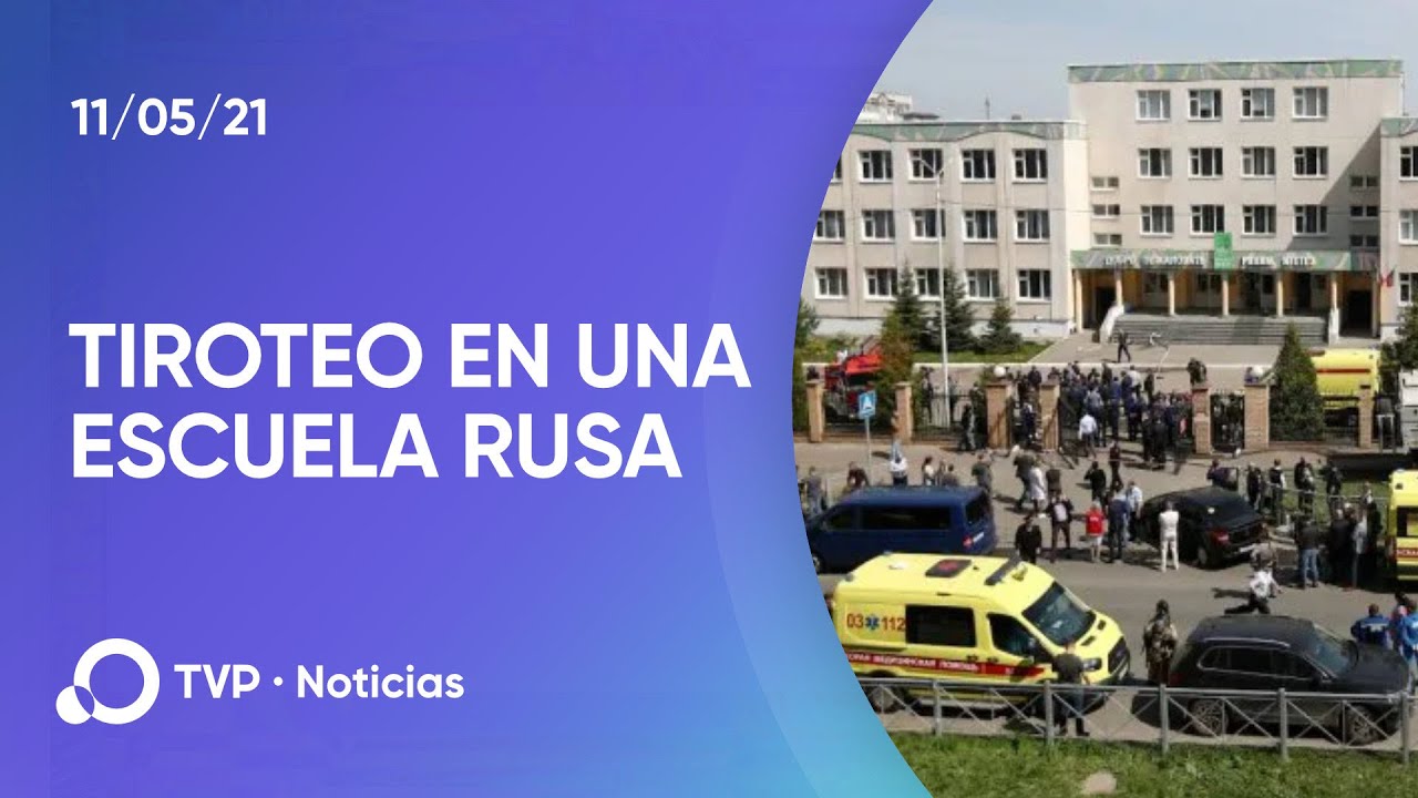 Once muertos por un tiroteo en una escuela rusa
