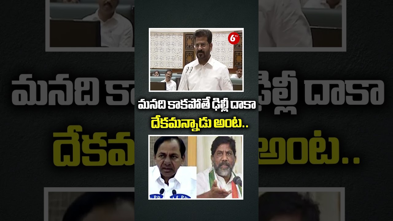 మనది కాకపోతే ఢిల్లీ దాకా దేకమన్నాడు అంట| Revanth Reddy Funny Comments On Bhatti Vikramarka |Assembly