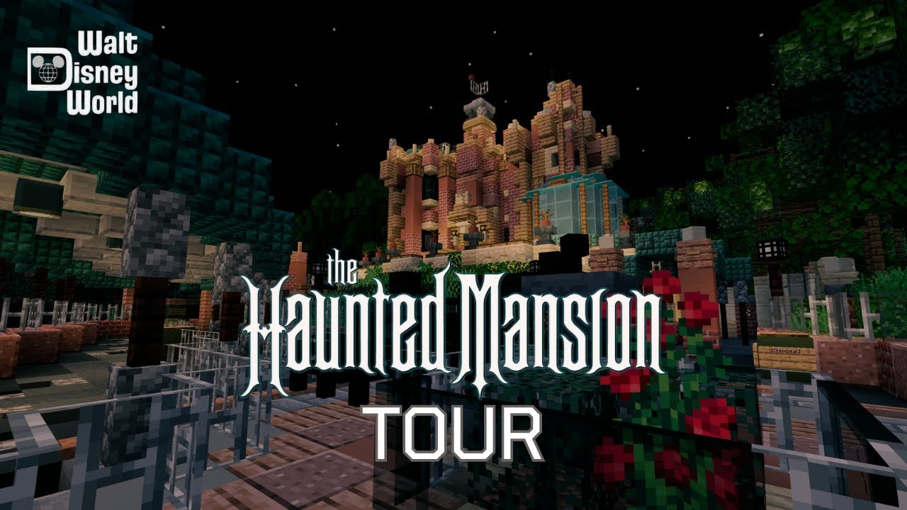 Minecraft Walt Disney World Touring The Haunted Mansion