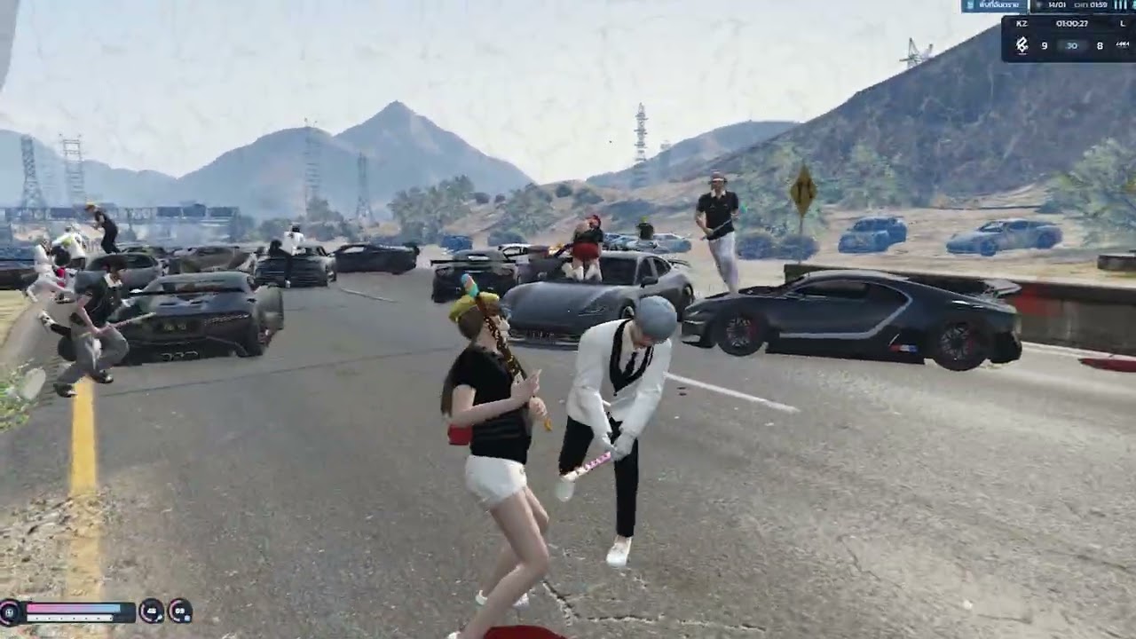 លាហើយ | FIVEM Montage | Kitkat Thongsuk #fivem  #Xenxei #babyb