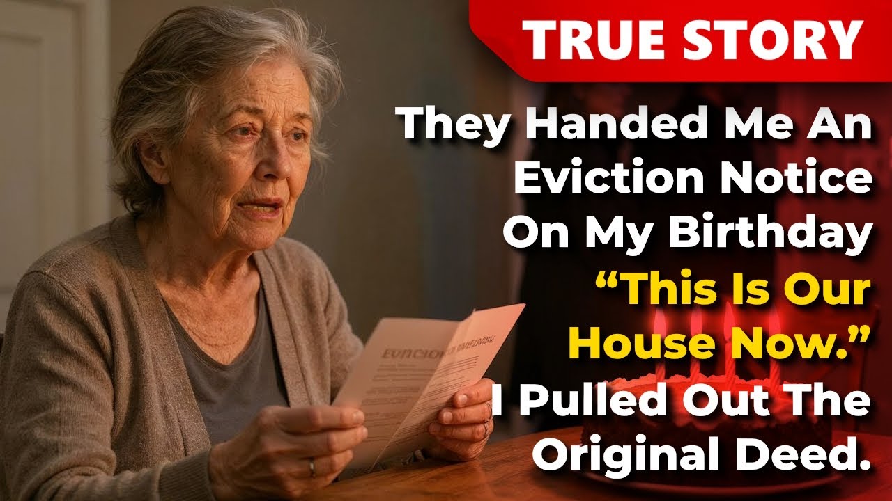 They Handed Me An Eviction Notice On My Birthday. — “This Is Our House Now.” — I Pulled Out The..